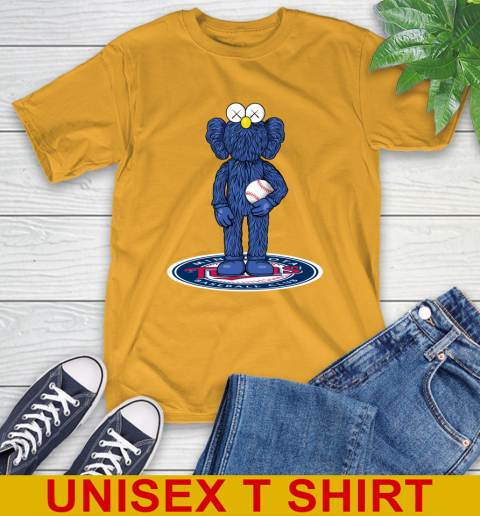 MLB Baseball Minnesota Twins Kaws Bff Blue Figure Shirt T-Shirt 3