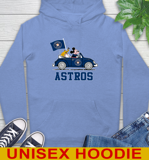 MLB Baseball Houston Astros Pluto Mickey Driving Disney Shirt Hoodie 11