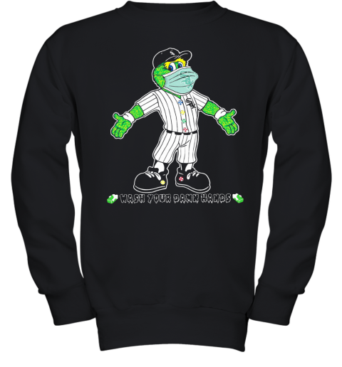 Chicago White Sox Mask Wash Your Damn Hands Youth Sweatshirt