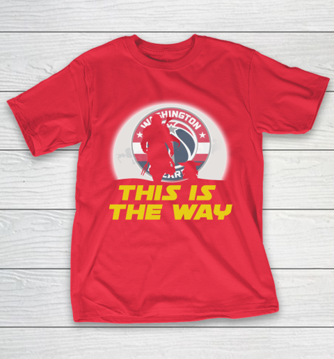 Washington Wizards NBA Basketball Star Wars Yoda And Mandalorian This Is The Way T-Shirt 9