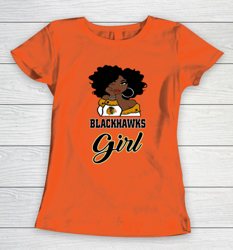 Chicago Blackhawks Girl NHL Women's T-Shirt 5