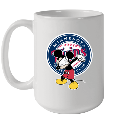 Minnesota Twins MLB Baseball Dabbing Mickey Disney Sports Ceramic Mug 15oz
