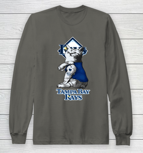 MLB Baseball My Cat Loves Tampa Bay Rays Long Sleeve T-Shirt 5