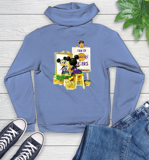 NBA Basketball Los Angeles Lakers Mickey Drawing Shirt 134 NBA Basketball Los Angeles Lakers Mickey Drawing Shirt - Image 134