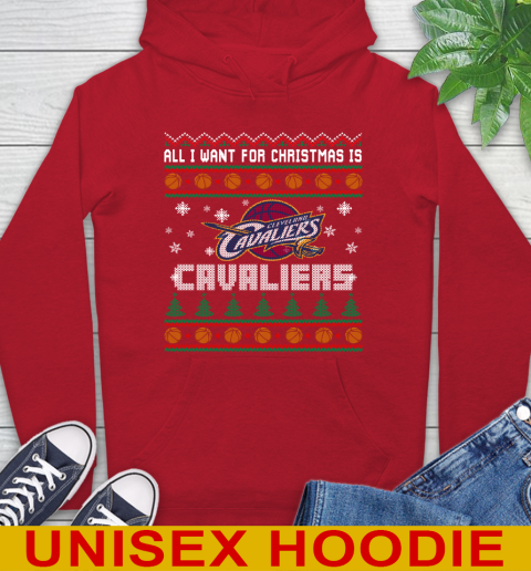 NBA All I Want For Christmas Is Cleveland Cavaliers Basketball Sports 22