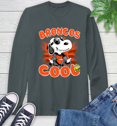 NFL Football Denver Broncos Cool Snoopy Shirt Long Sleeve T-Shirt 7