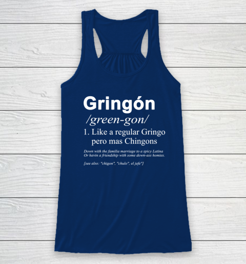 Gringón Funny Racerback Tank 4