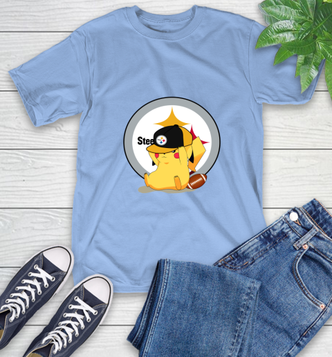 NFL Pikachu Football Sports Pittsburgh Steelers T-Shirt 11
