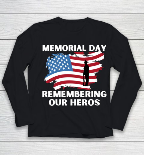Veteran Shirt Happy Memorial Day Youth Long Sleeve