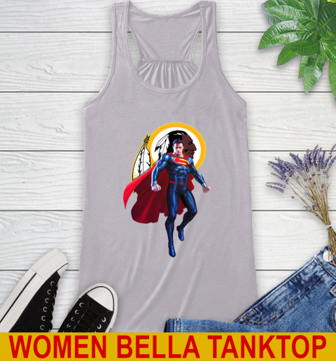 NFL Superman DC Sports Football Washington Redskins Racerback Tank 5