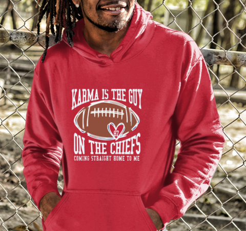 Karma is the guy on the Chiefs Hoodie