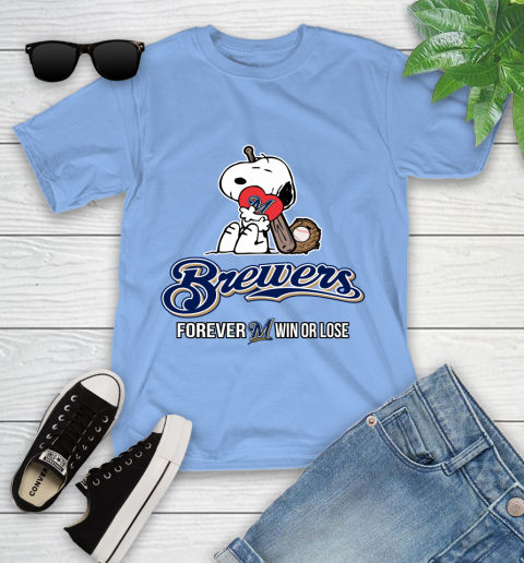 MLB The Peanuts Movie Snoopy Forever Win Or Lose Baseball Milwaukee Brewers 113