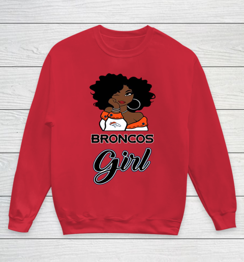 Denver Broncos Girl NFL Youth Sweatshirt 9