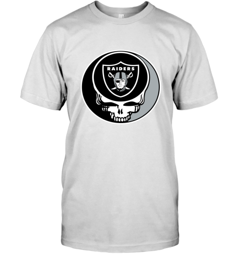Custom Las Vegas Raiders Youth Name & Number Logo T-Shirt - Ash