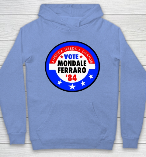 Walter Mondale and Geraldine Ferraro Campaign Button Hoodie 8