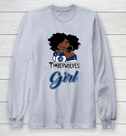 Minnesota Timberwolves Girl NBA Long Sleeve T-Shirt 6