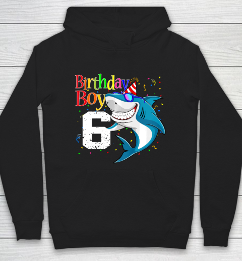 Kids 6th Birthday Boy Shark Shirts 6 Jaw Some Four Tees Boys 6 Years Old Hoodie