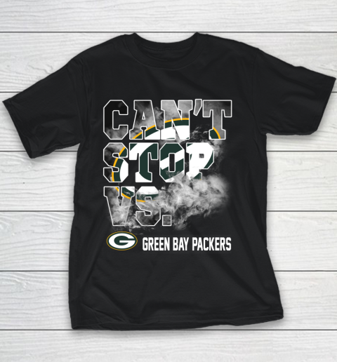 NFL Green Bay Packers Can't Stop Vs Youth T-Shirt
