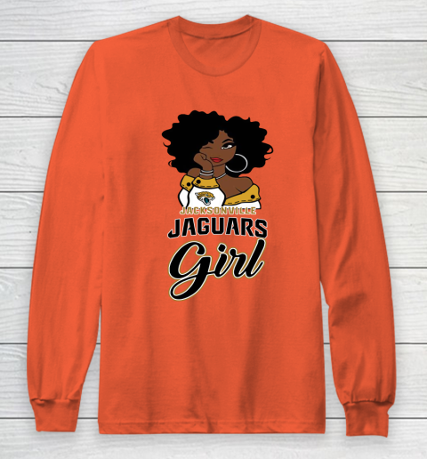 Jacksonville Jaguars Girl NFL Long Sleeve T-Shirt 5