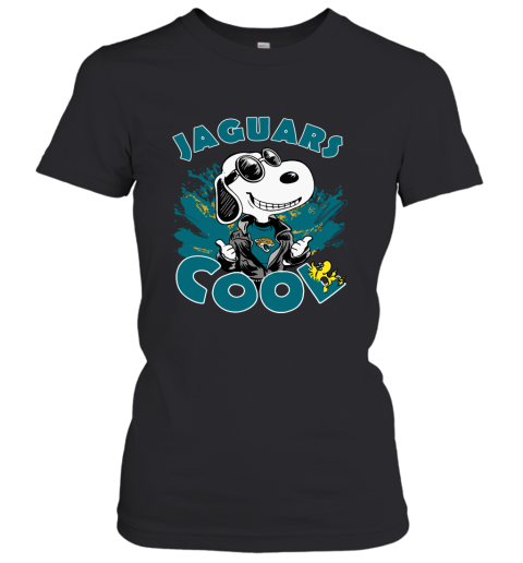 Jacksonville Jaguars Snoopy Joe Cool We're Awesome Women's T-Shirt