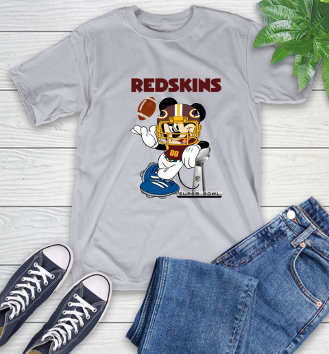 NFL Washington Redskins Mickey Mouse Disney Super Bowl Football T Shirt T-Shirt 6