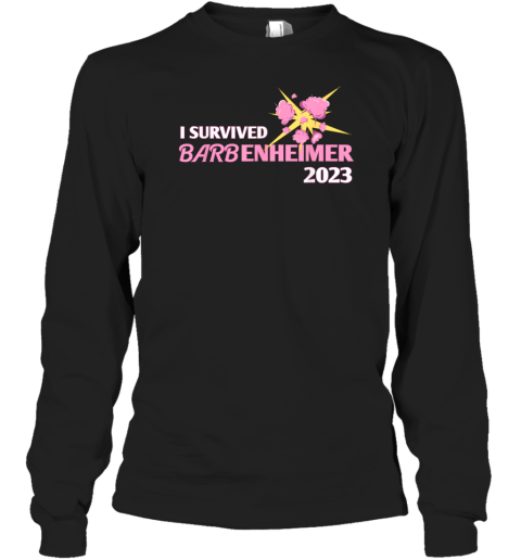 I Survived Barbenheimer 2023 Funny Long Sleeve T-Shirt