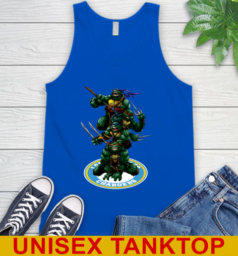 NFL Football Los Angeles Chargers Teenage Mutant Ninja Turtles Shirt Tank Top 5