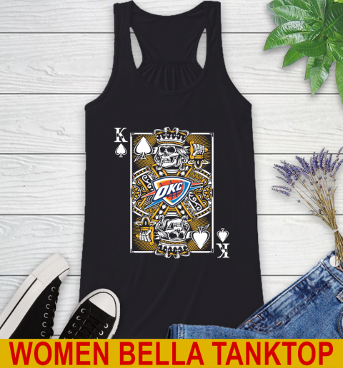 Oklahoma City Thunder NBA Basketball The King Of Spades Death Cards Shirt Racerback Tank