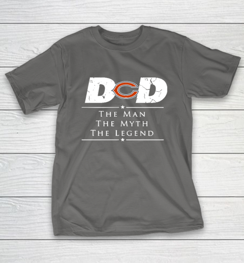 Chicago Bears NFL Football Dad The Man The Myth The Legend T-Shirt 8