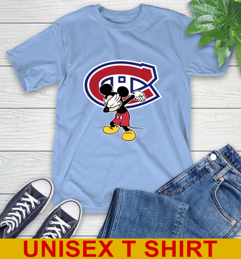 Montreal Canadiens NHL Hockey Dabbing Mickey Disney Sports T-Shirt 11