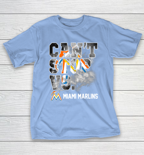 MLB Miami Marlins Baseball Can't Stop Vs Marlins T-Shirt
