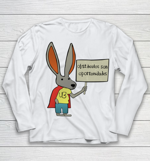 Rick Flag Shirt  Ultra Bunny with a Sign Youth Long Sleeve