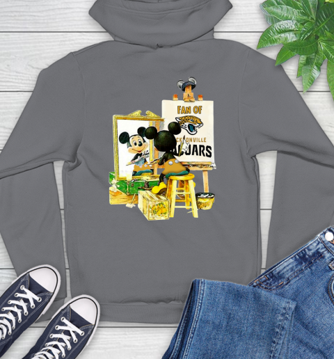 NFL Football Jacksonville Jaguars Mickey Drawing Shirt 19