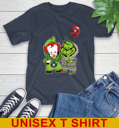 Baby Pennywise Grinch Christmas MLB Baseball Houston Astros T-Shirt 4
