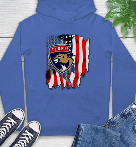 Florida Panthers NHL Hockey American Flag Hoodie 9