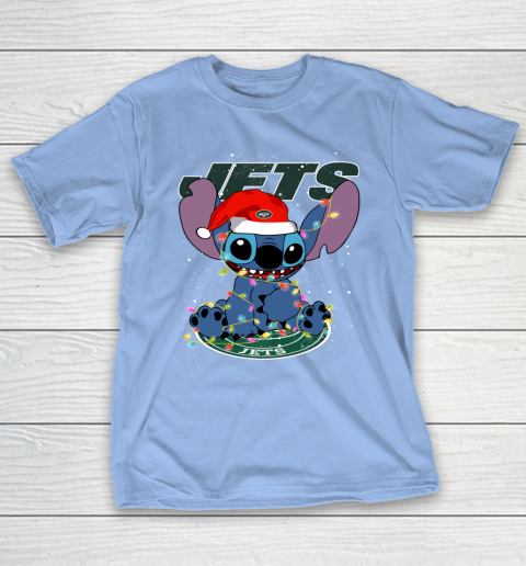 New York Jets NFL Football noel stitch Christmas T-Shirt 8