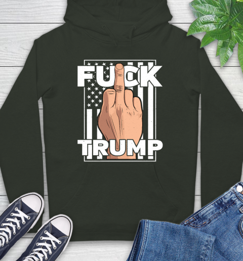 Fuck Trump Middle Finger Anti Republican T Shirt 24