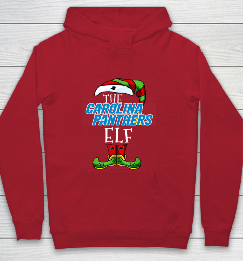 Carolina Panthers Christmas ELF Funny NFL Youth Hoodie 7