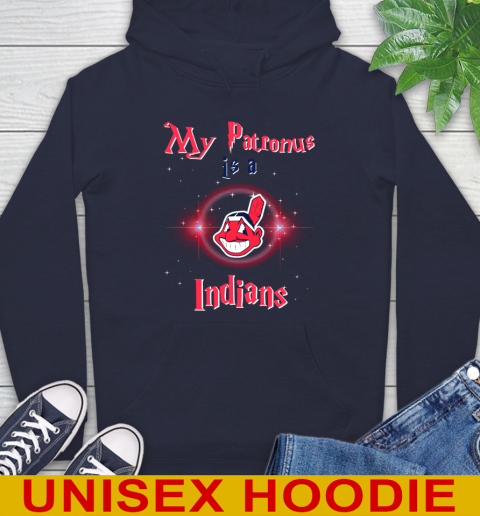 MLB Baseball Harry Potter My Patronus Is A Cleveland Indians Hoodie 3