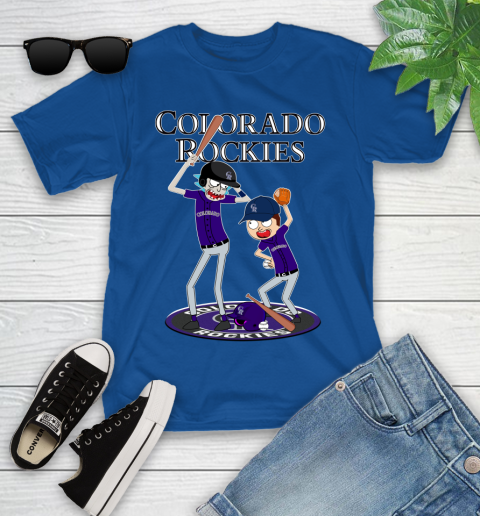 MLB Colorado Rockies Rick And Morty Baseball 111