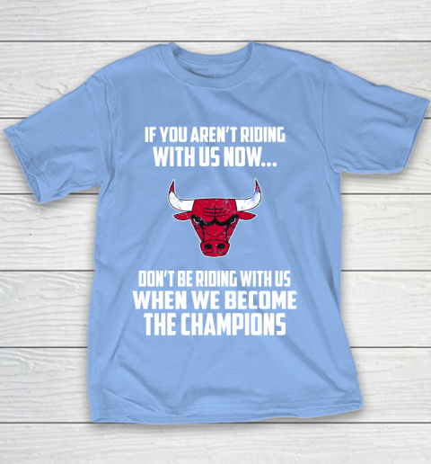 NBA Chicago Bulls Basketball We Become The Champions Youth T-Shirt 8