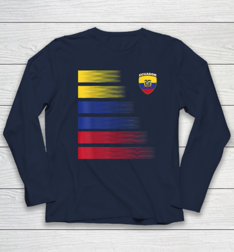 Ecuador Football Shirt Ecuadorian Soccer Jersey Long Sleeve T-Shirt 2
