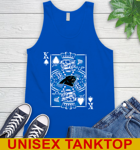 Carolina Panthers NFL Football The King Of Spades Death Cards Shirt Tank Top 4