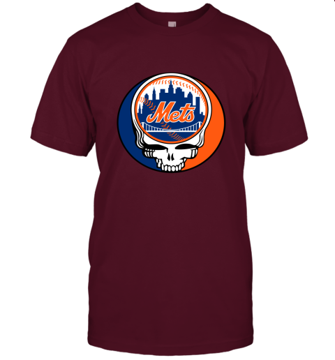 New York Mets The Grateful Dead Baseball MLB Mashup Unisex Jersey Tee