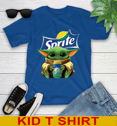 Star Wars Baby Yoda Hugs Sprite Soft Drink Shirt 109