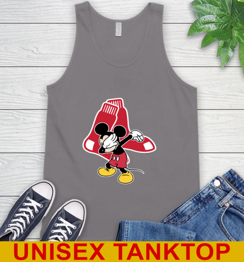 Boston Red Sox MLB Baseball Dabbing Mickey Disney Sports Tank Top 8 Boston Red Sox MLB Baseball Dabbing Mickey Disney Sports Tank Top - Image 8