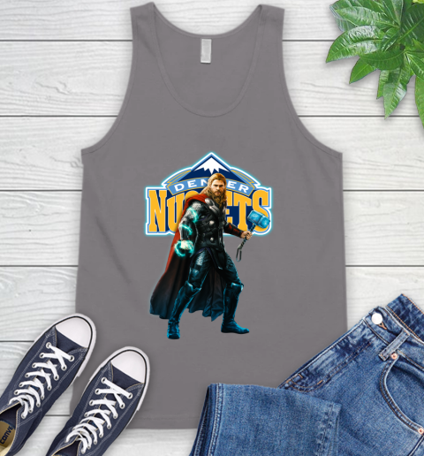 NBA Thor Avengers Endgame Basketball Denver Nuggets Tank Top 7