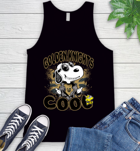 NHL Hockey Vegas Golden Knights Cool Snoopy Shirt Tank Top