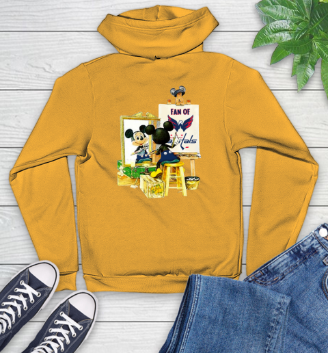 NHL Hockey Washington Capitals Mickey Drawing Shirt 124