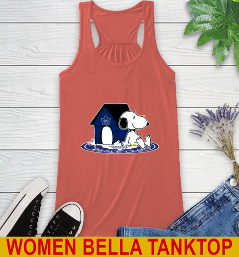 NHL Hockey Toronto Maple Leafs Snoopy The Peanuts Movie Shirt Racerback Tank 4